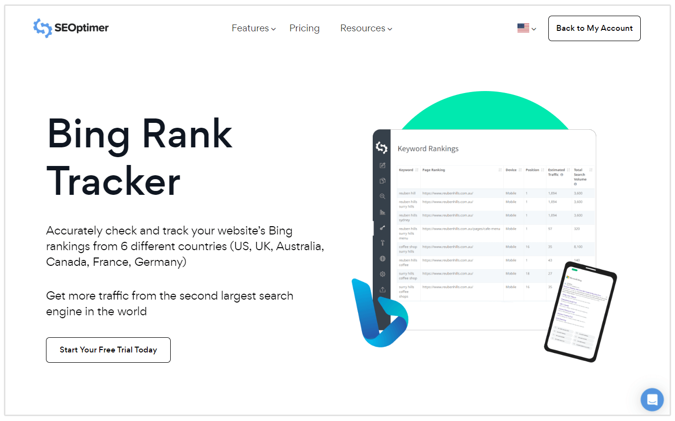 bing rank tracker